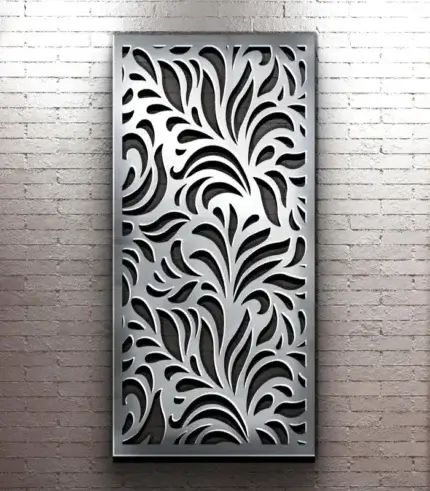 kovova vypln do plota alebo brany rezana laserom